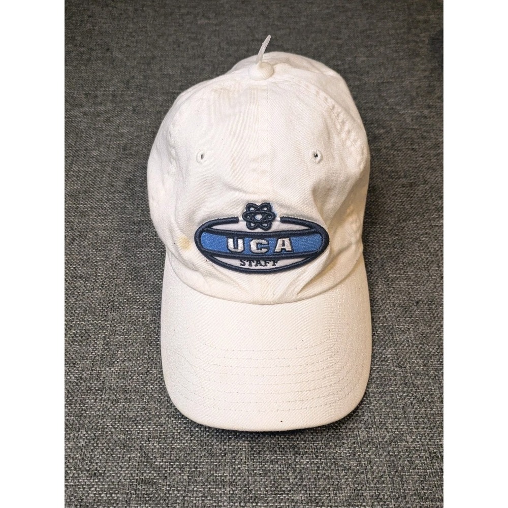 Vintage University of Central Arkansas UCA Bears Hat One Fit College White Cap